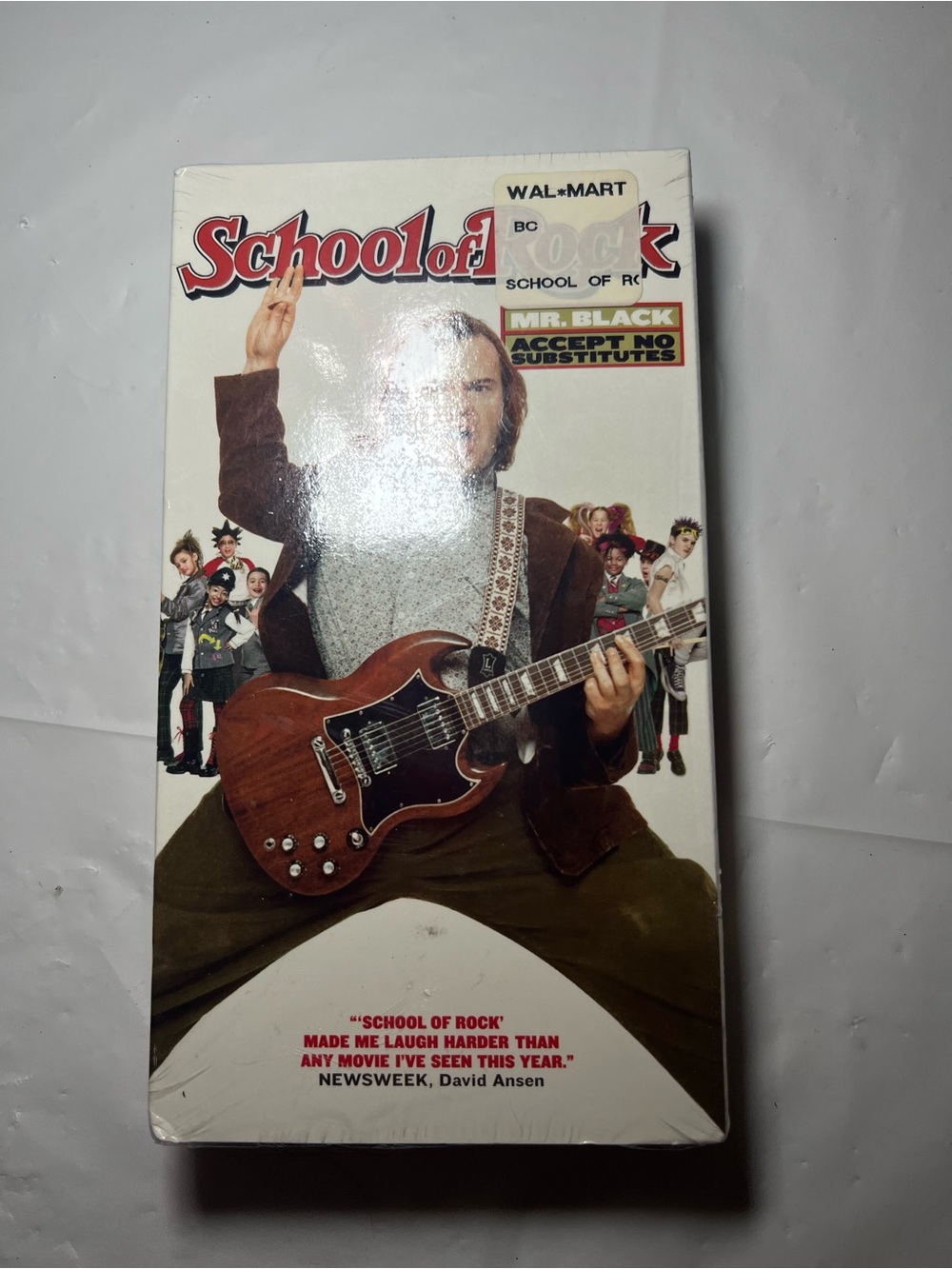 VTG School of Rock VHS Sealed Jack Black BRAND NEW SEALED